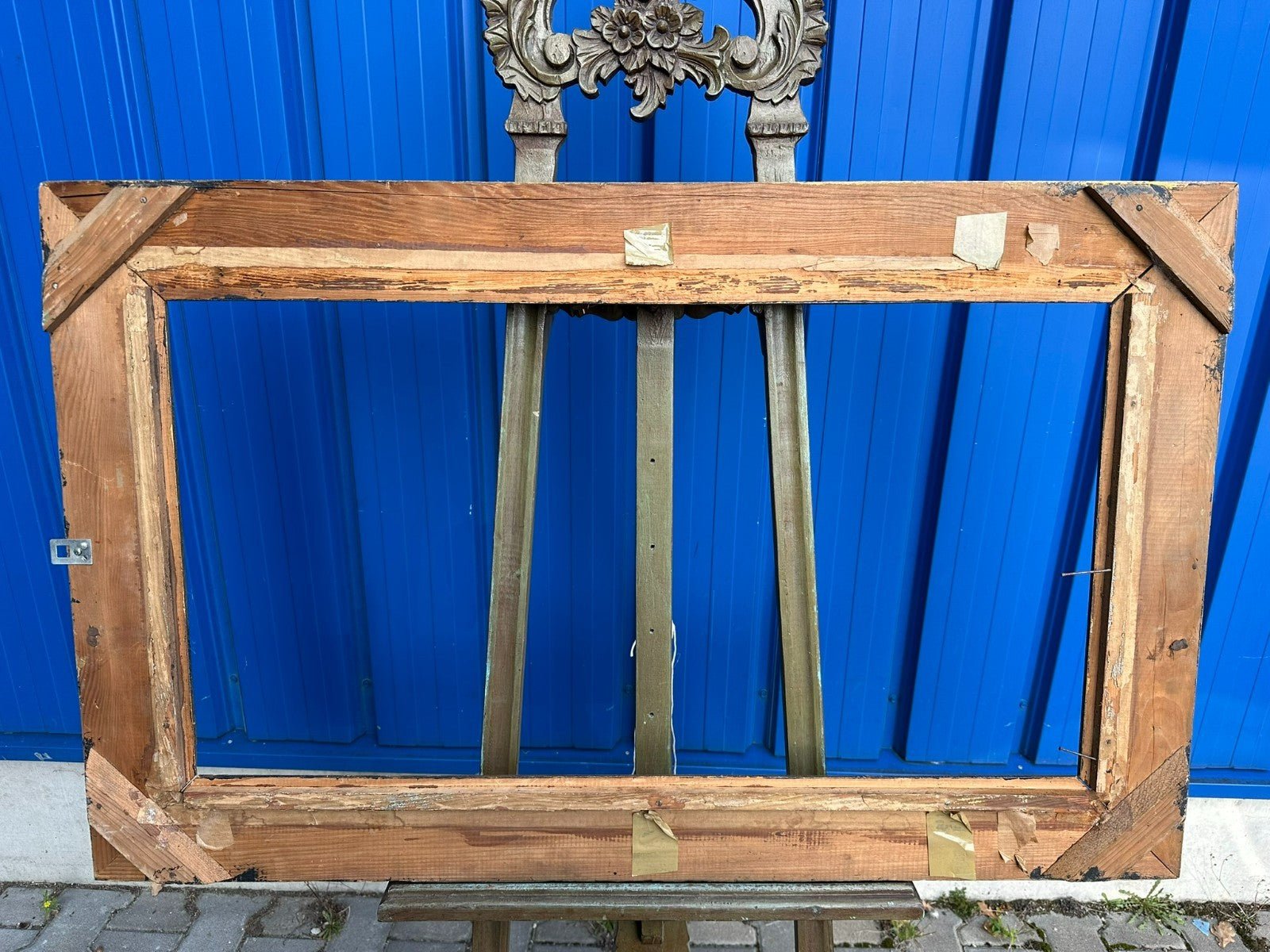 Sehr grosser Bilderrahmen Rahmen für Gemälde 120x75x7cm Lichtmass 95,5x51cm