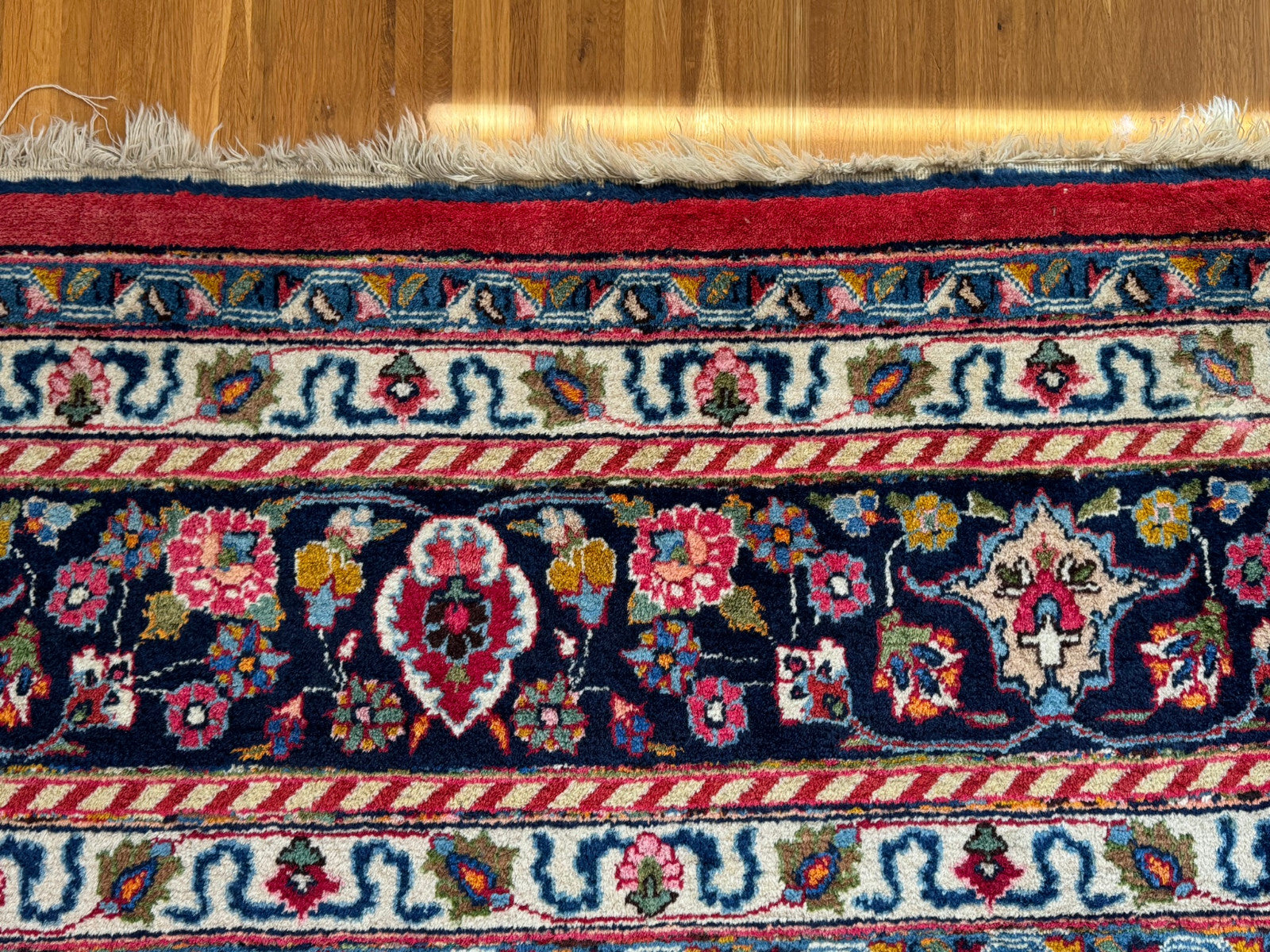 Alter Orientteppich Wolle Teppich handgeknüpft Perser 398x290cm