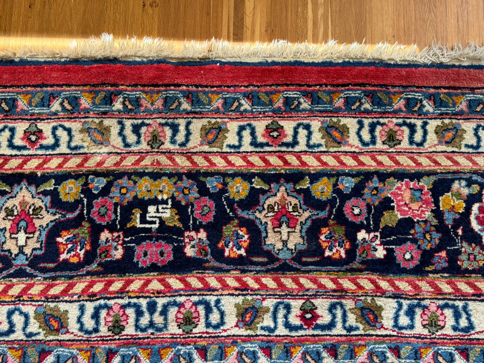 Alter Orientteppich Wolle Teppich handgeknüpft Perser 398x290cm