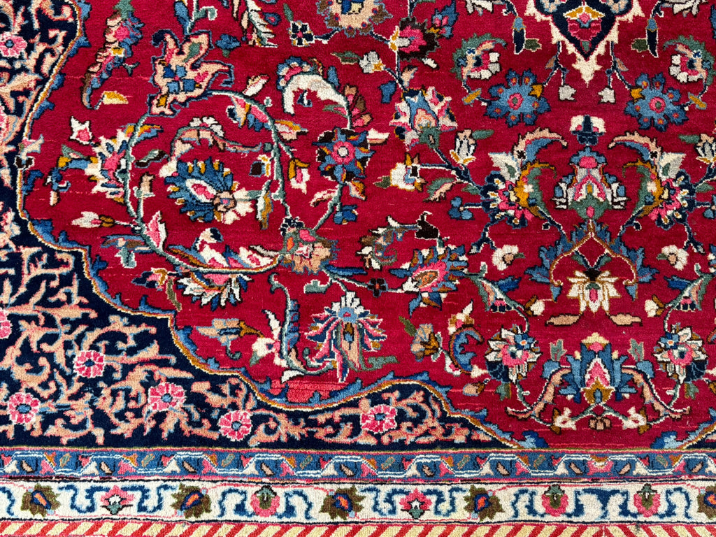 Alter Orientteppich Wolle Teppich handgeknüpft Perser 398x290cm