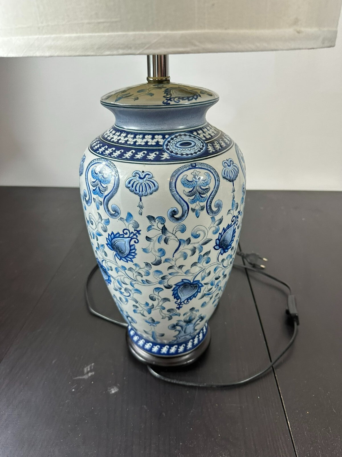 Tischlampe nach antikem Vorbild China Porzellanvase Stil Lampe