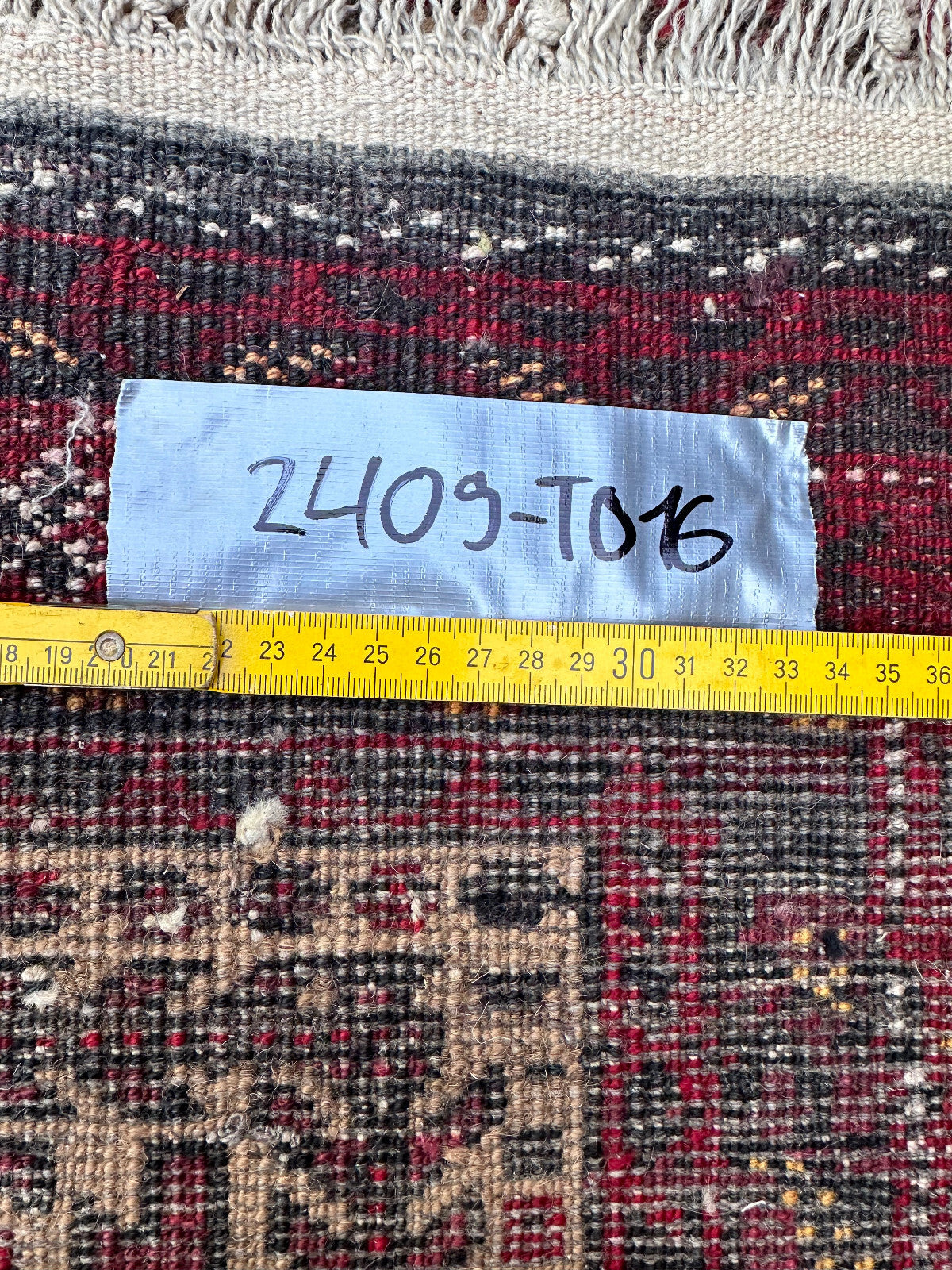 Alter Belutsch Teppich Orientteppich Afghane Wolle handgeknüpft 183x92cm