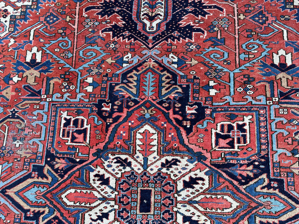 Antiker Kasak Orientteppich aus Wolle Teppich Erste Hälfte 20 tes Jhdt 400x306cm