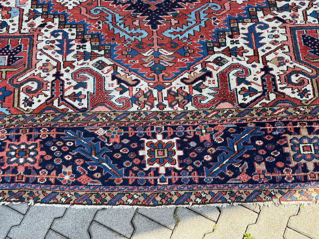 Antiker Kasak Orientteppich aus Wolle Teppich Erste Hälfte 20 tes Jhdt 400x306cm