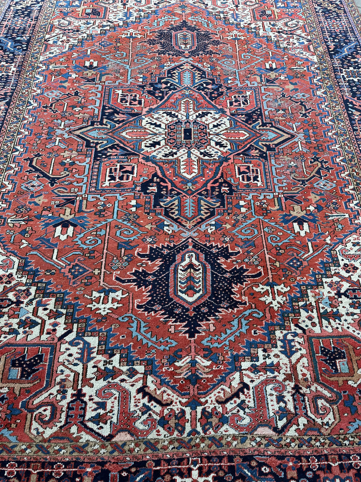 ANTIKER KASAK ORIENTTEPPICH AUS WOLLE TEPPICH ERSTE HÄLFTE 20 TES JHDT 400x306cm