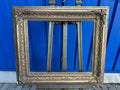 ANTIKER BILDERRAHMEN RAHMEN FÜR GEMÄLDE 91x79x7cm FALZ 66,5x54,3cm