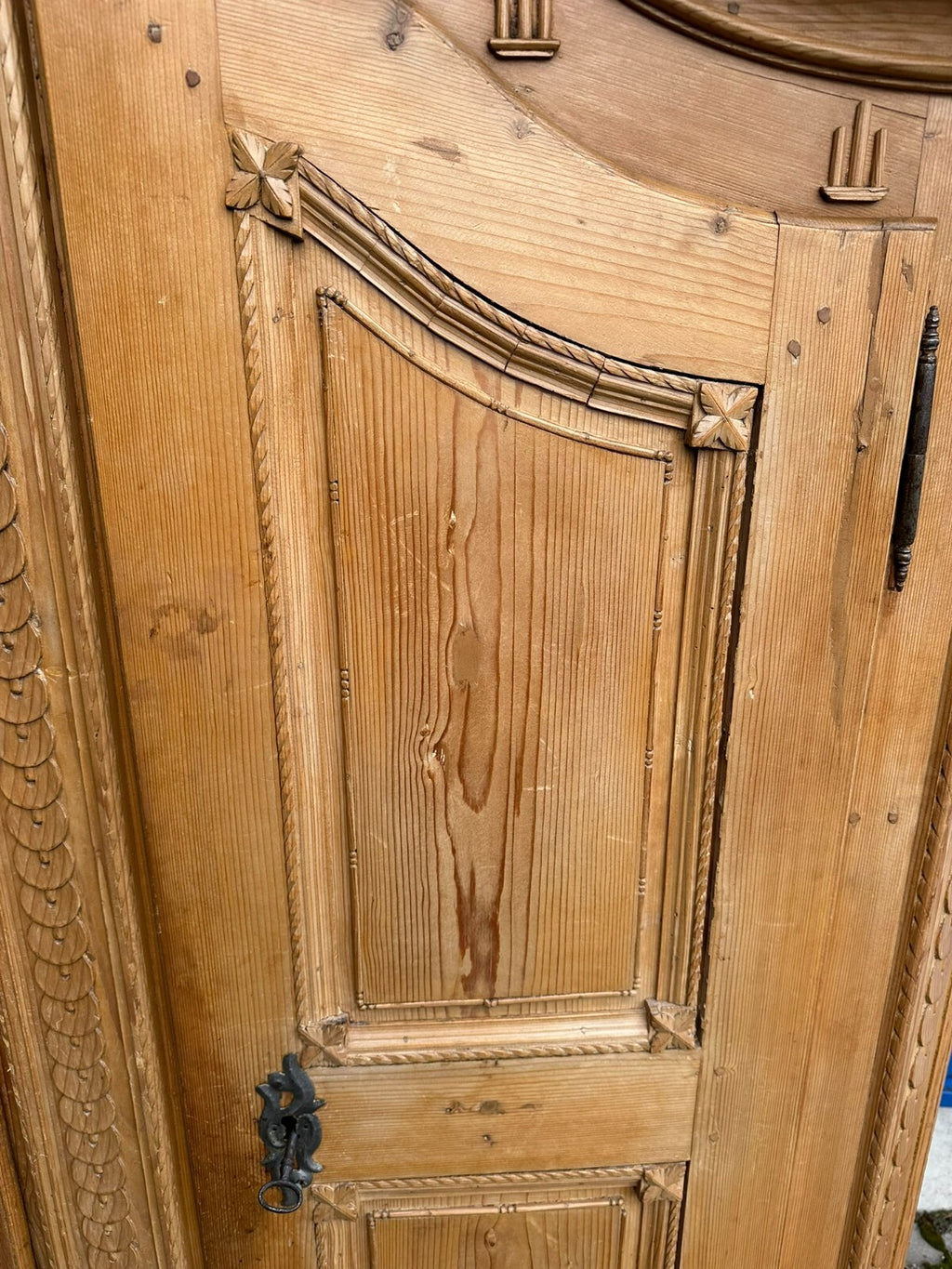 Antiker Barockschrank Bodenseeschrank Schrank Ende 18 tes Jhdt Weichholz massiv