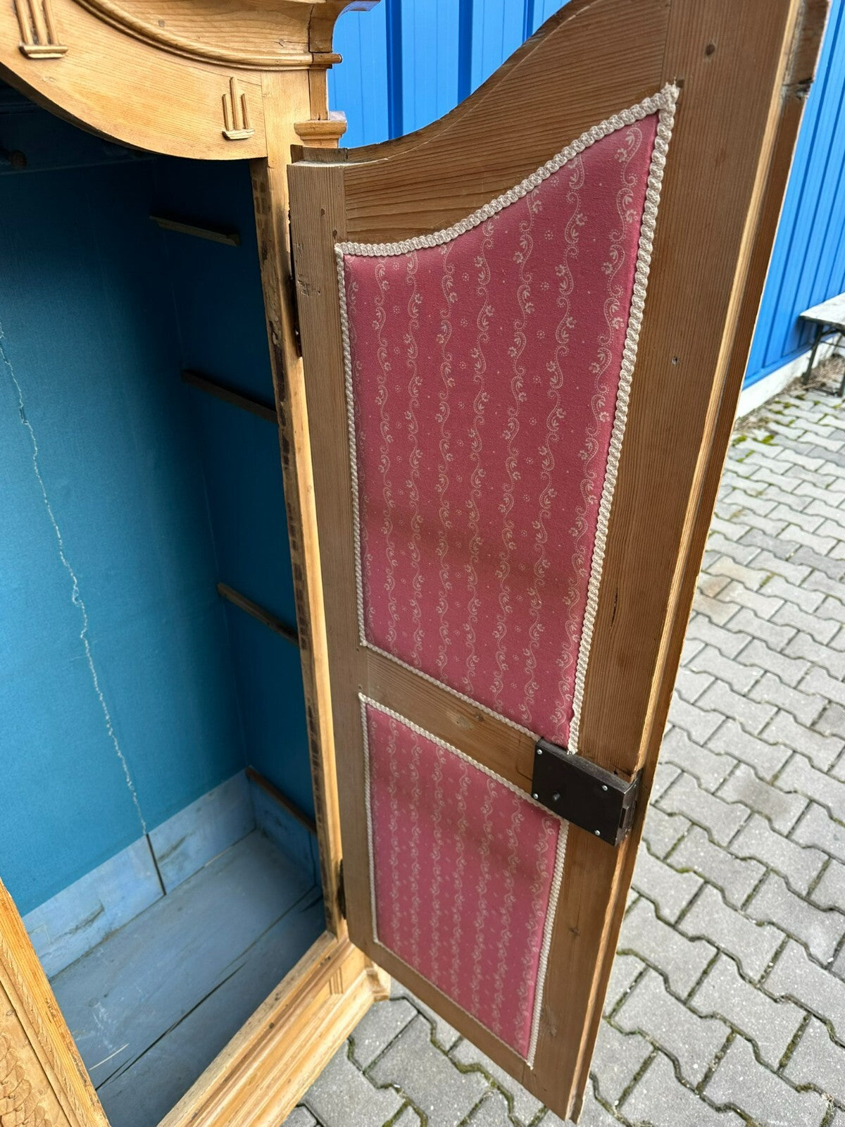 Antiker Barockschrank Bodenseeschrank Schrank Ende 18 tes Jhdt Weichholz massiv