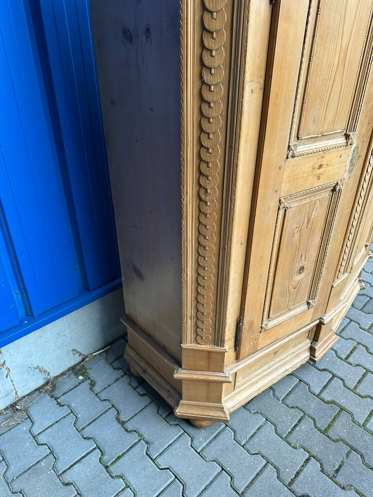 Antiker Barockschrank Bodenseeschrank Schrank Ende 18 tes Jhdt Weichholz massiv