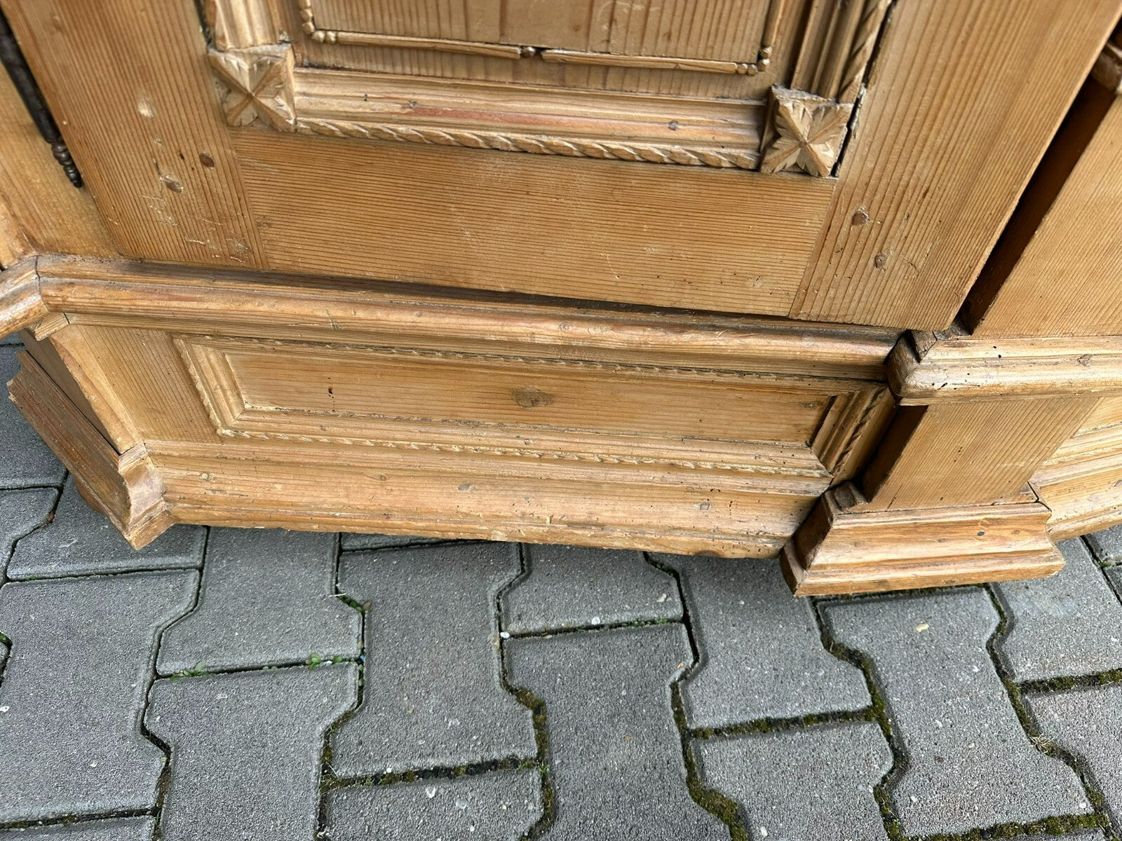 Antiker Barockschrank Bodenseeschrank Schrank Ende 18 tes Jhdt Weichholz massiv