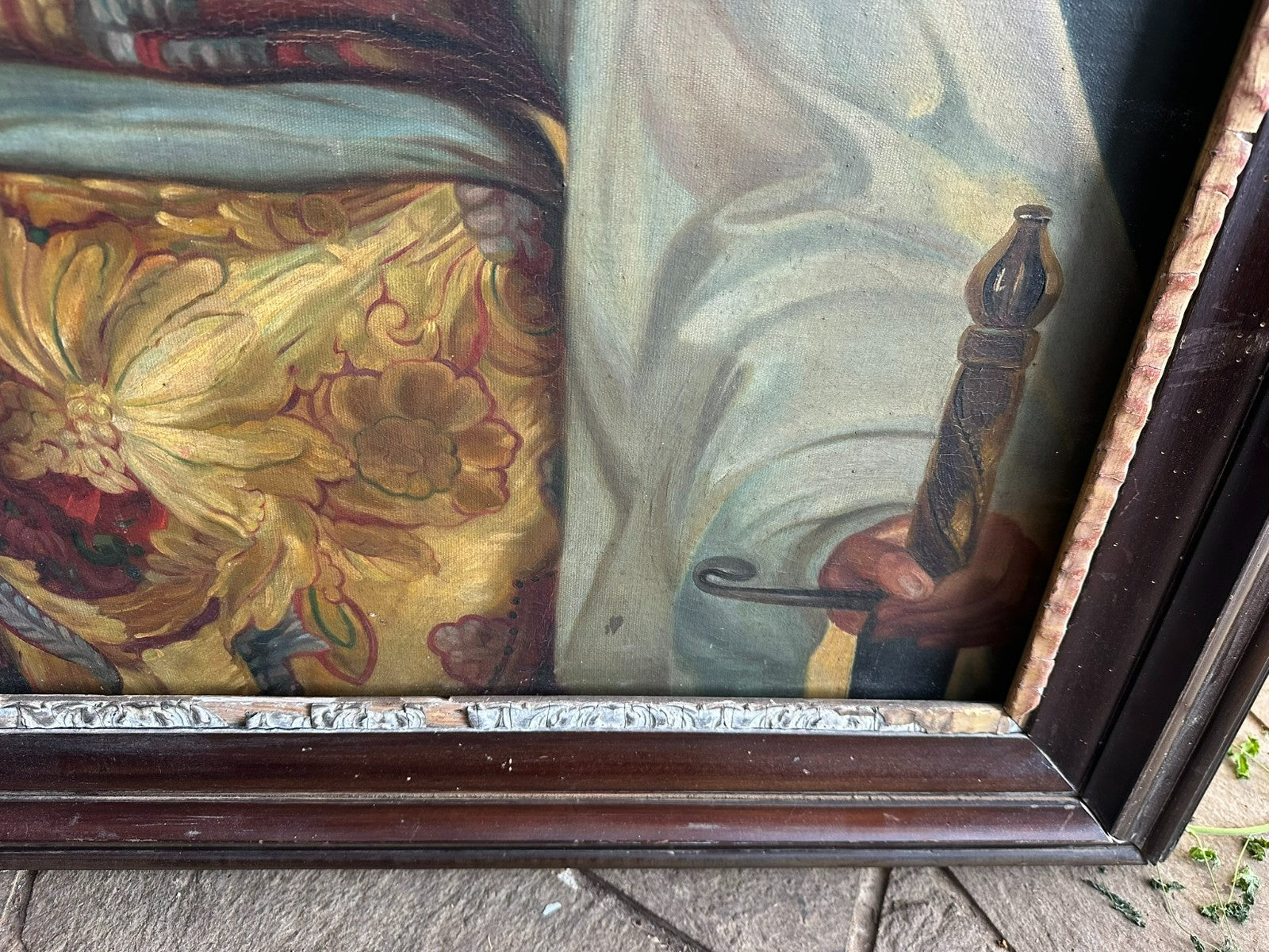 Grosses Ölgemälde Judith die Bezwingerin des Holofernes Kopie nach August Riedel