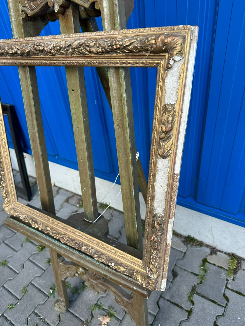 Antiker Bilderrahmen Rahmen 19 tes Jhdt 64x59x4,5cm Falz 53,6x48,3cm