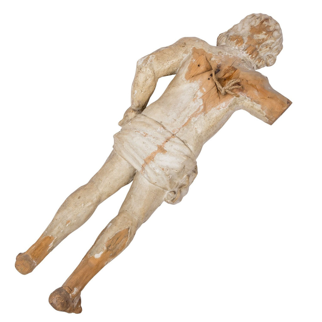 Antike Barock Heiligenfigur 18 tes Jhdt Heiliger Sebastian 75cm