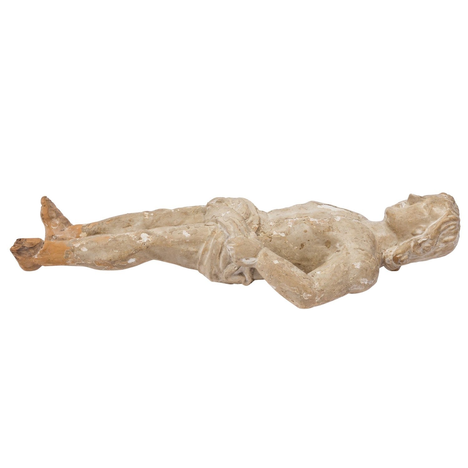 Antike Barock Heiligenfigur 18 tes Jhdt Heiliger Sebastian 75cm