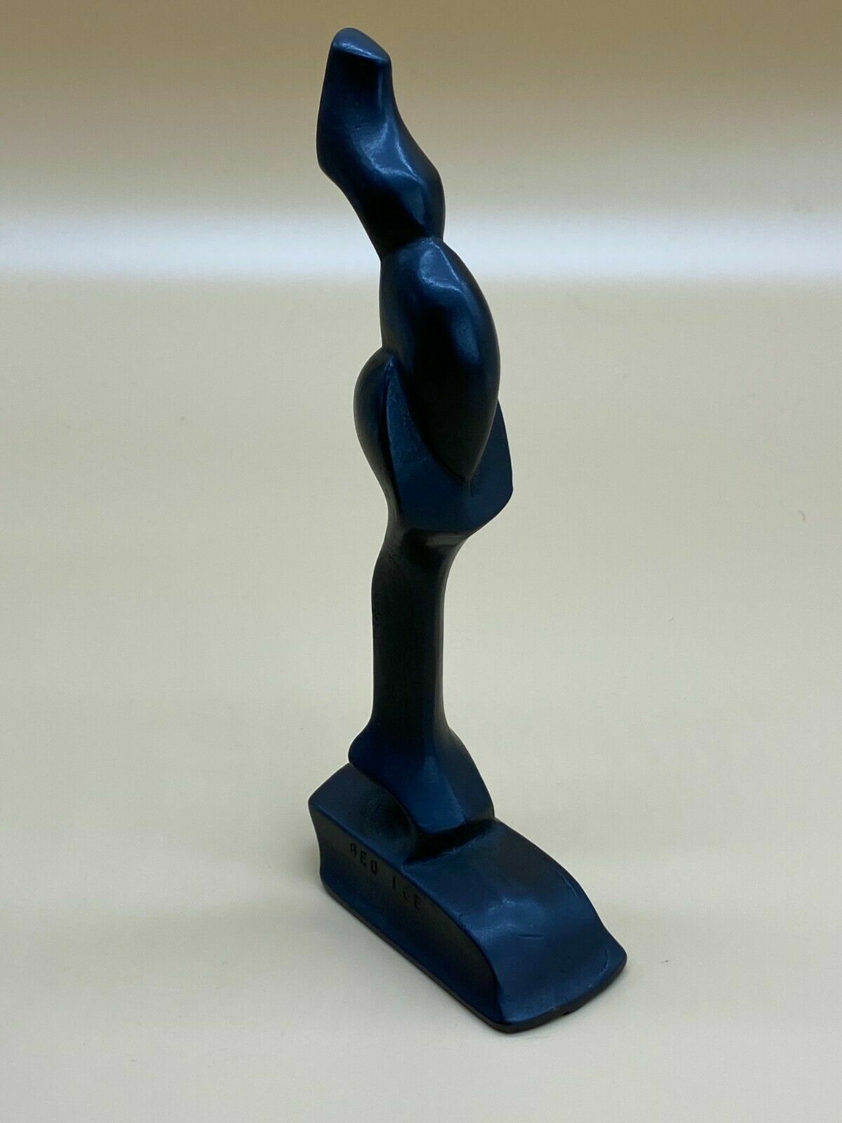 Abstrakte Bronze Skulptur Figur von 2005 limitiert 6/9 von Georg Loewit (1959)