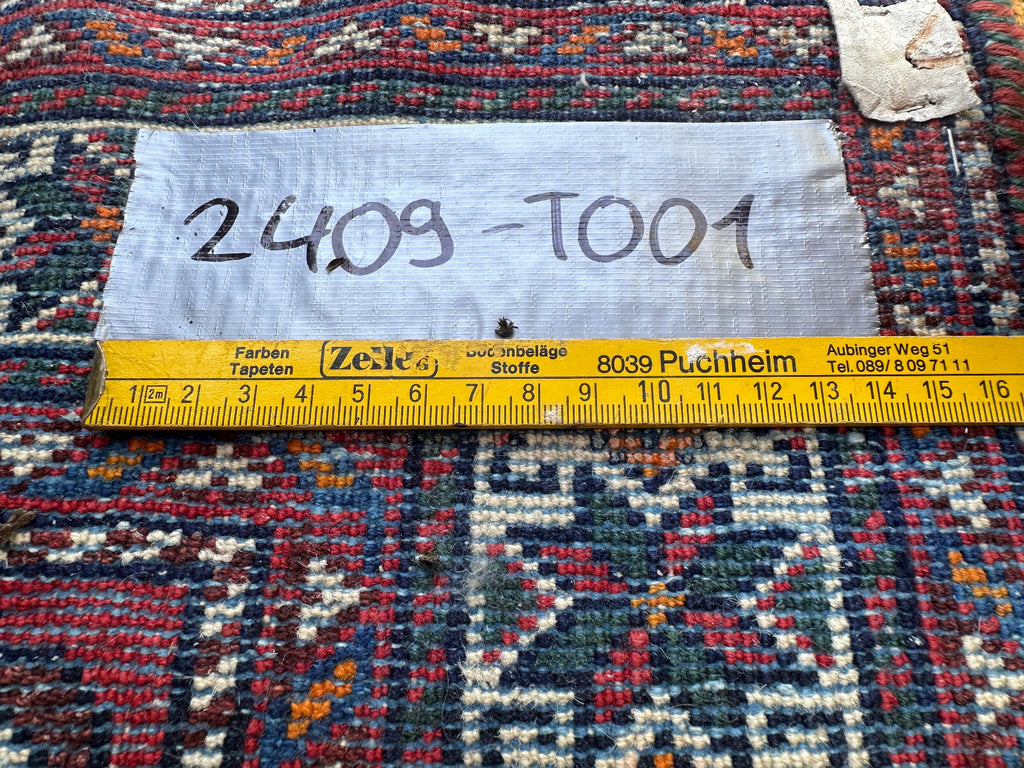 Alter Orientteppich Teppich handgeknüpft aus Wolle Türkei Läufer 327x113cm