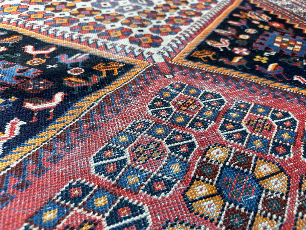Alter Orientteppich Teppich handgeknüpft aus Wolle Türkei Läufer 327x113cm