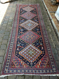 ALTER ORIENTTEPPICH TEPPICH HANDGEKNÜPFT AUS WOLLE TÜRKEI LÄUFER 327x113cm