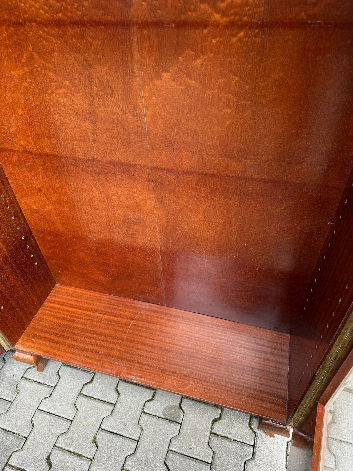 Antike Art Deco Vitrine um 1930 Vitrinenschrank