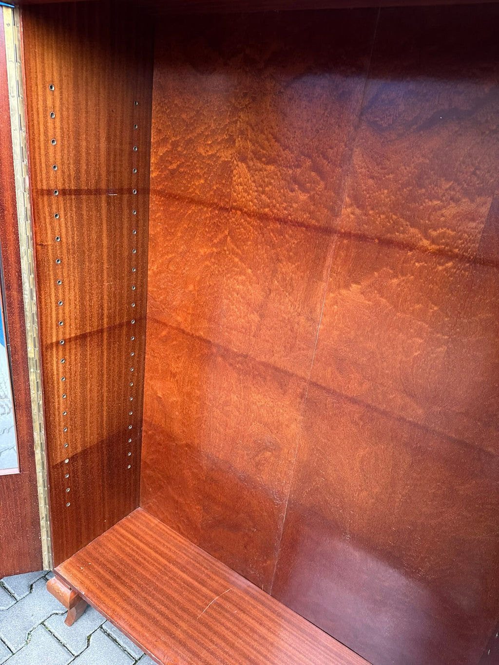 Antike Art Deco Vitrine um 1930 Vitrinenschrank