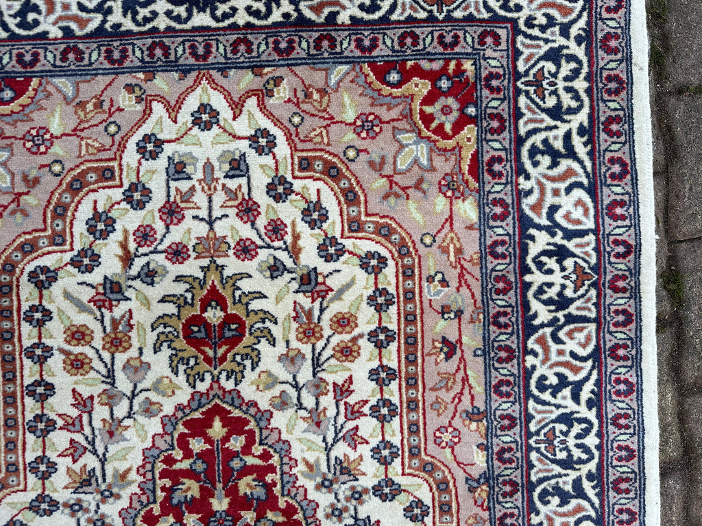 Alter Perser Teppich Persischer Orientteppich aus Wolle handgeknüpft 170x96cm
