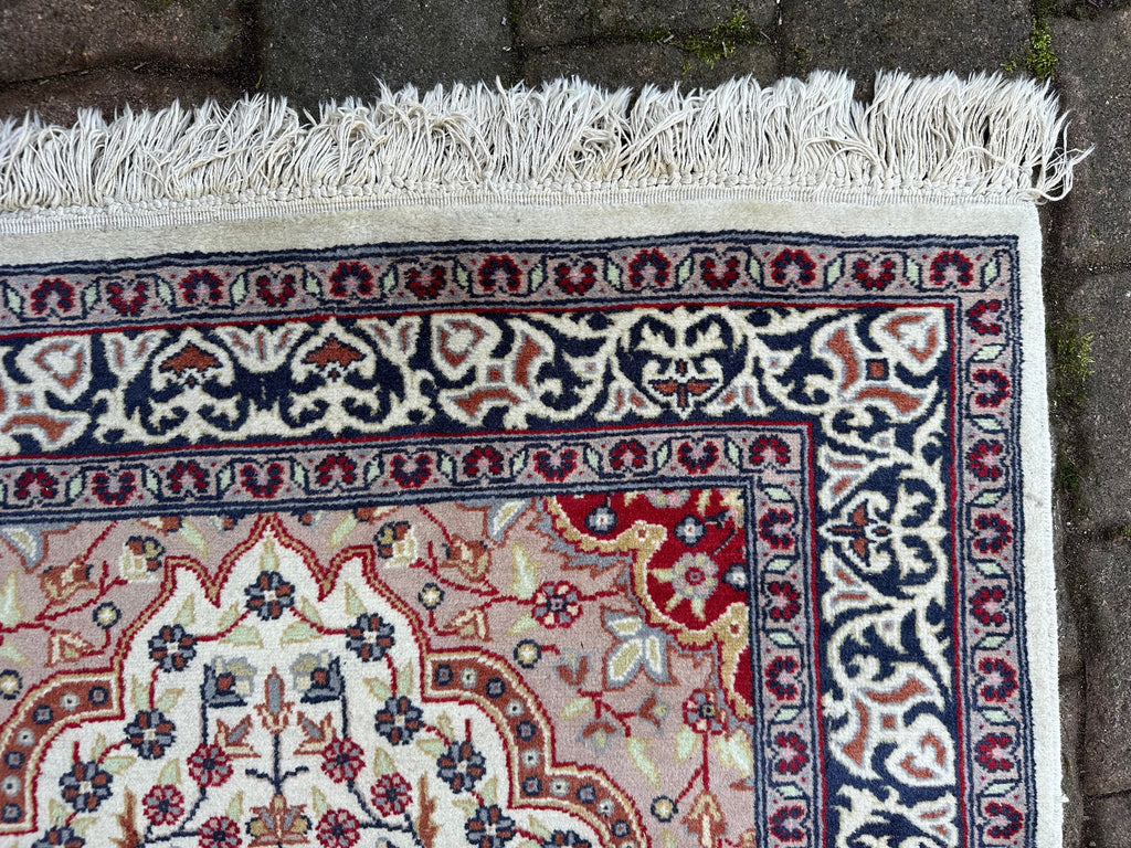 Alter Perser Teppich Persischer Orientteppich aus Wolle handgeknüpft 170x96cm