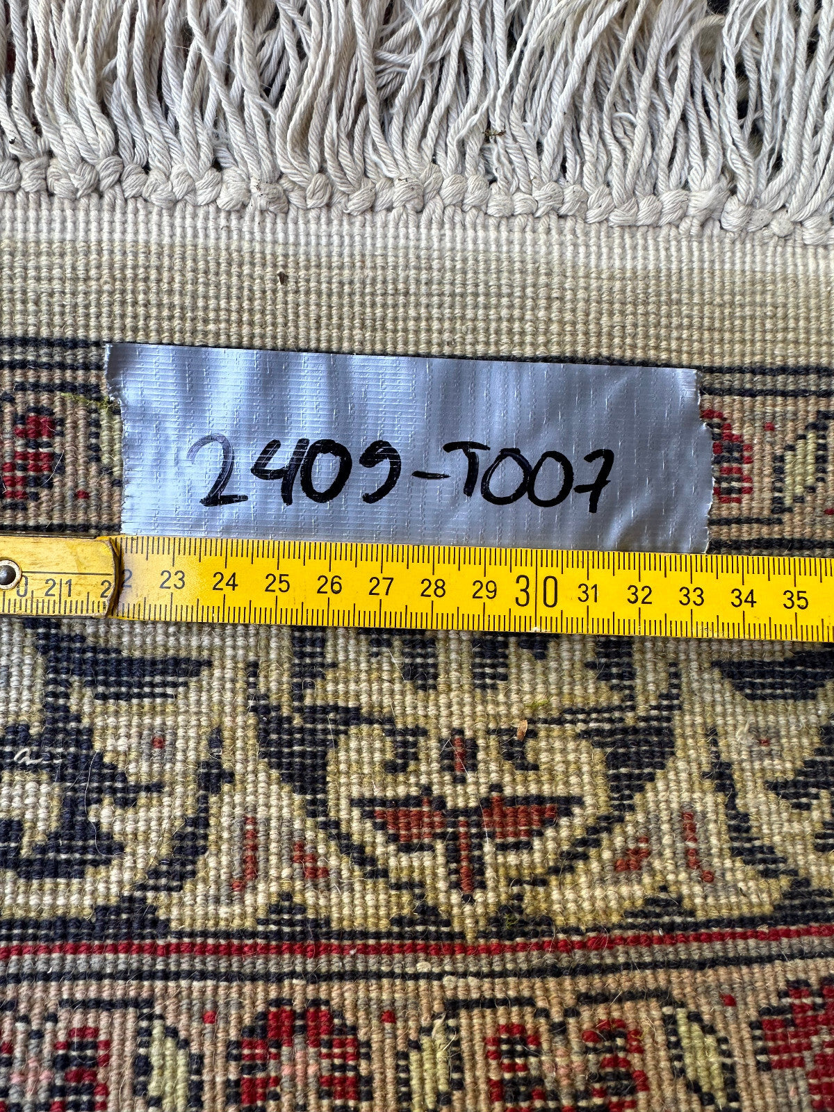 Alter Perser Teppich Persischer Orientteppich aus Wolle handgeknüpft 170x96cm