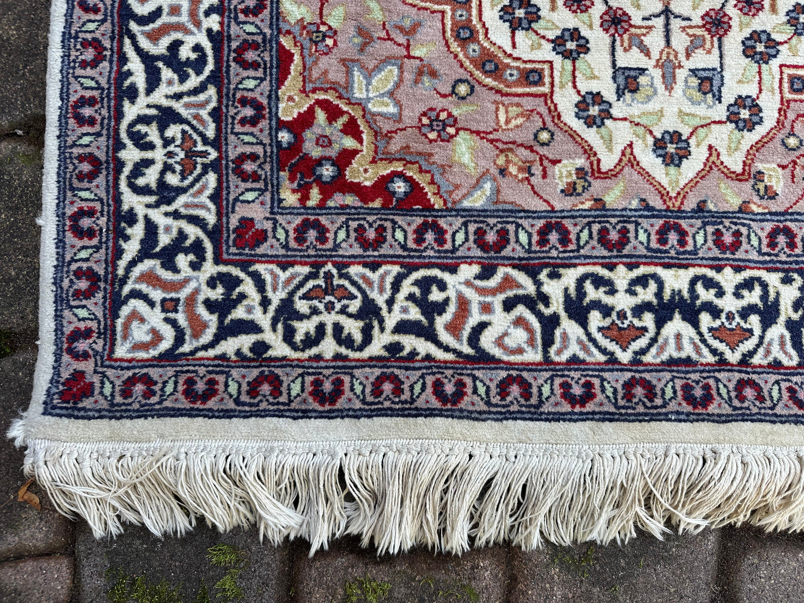 Alter Perser Teppich Persischer Orientteppich aus Wolle handgeknüpft 170x96cm