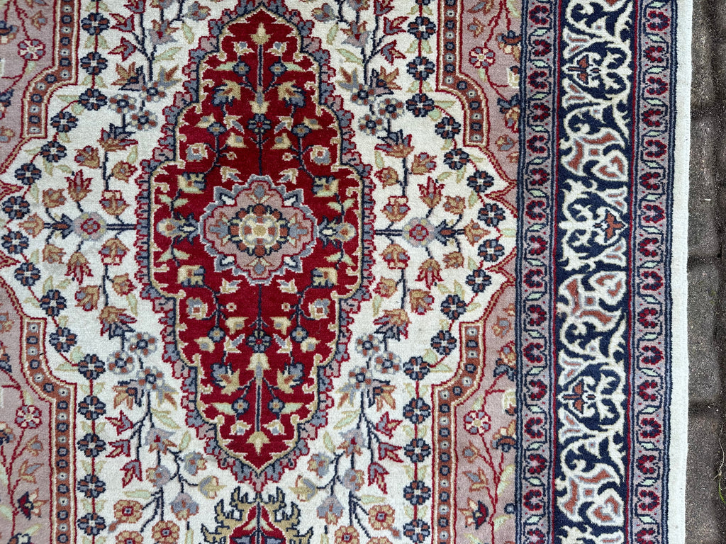 Alter Perser Teppich Persischer Orientteppich aus Wolle handgeknüpft 170x96cm