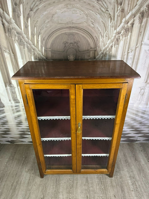 Antike Biedermeier Vitrine 19 Es Jhdt Mahagoni