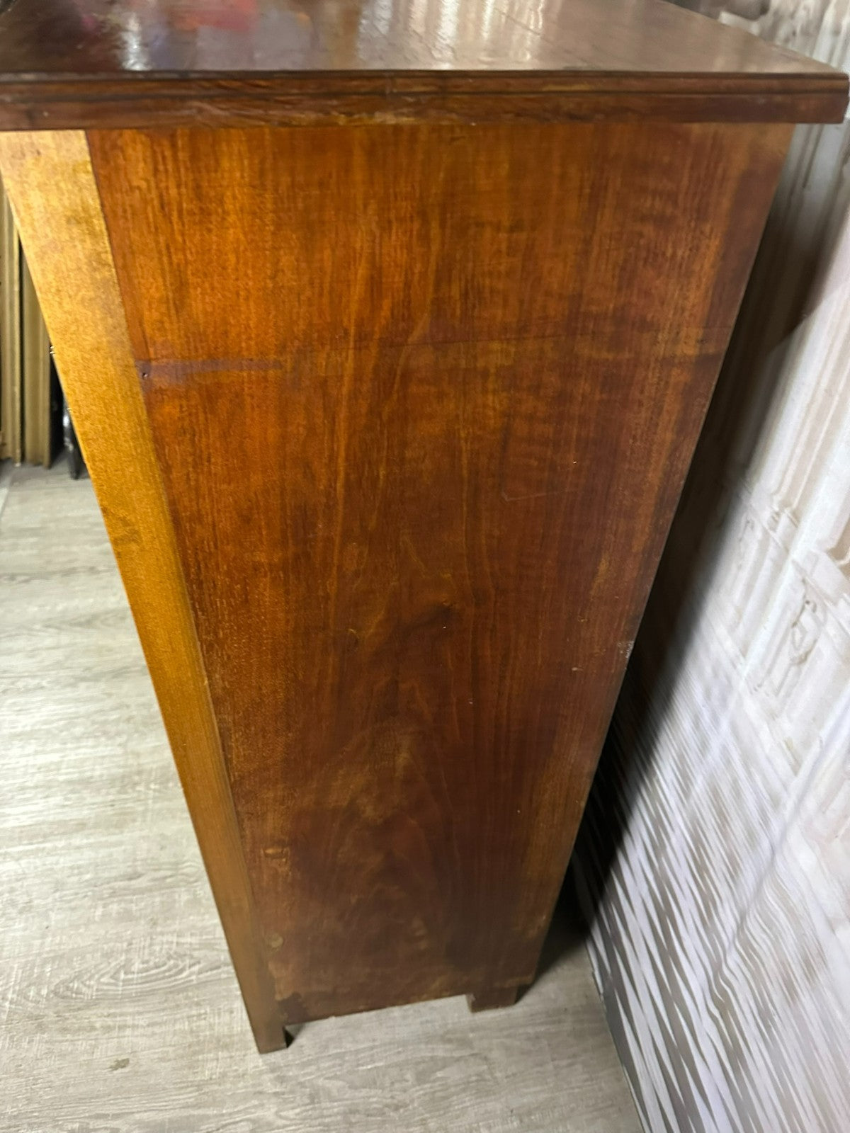 Antike Biedermeier Vitrine 19 Es Jhdt Mahagoni