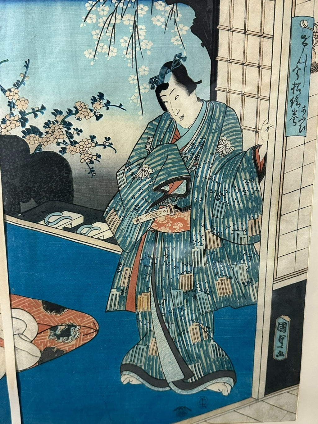 Toyokuni Iii Utagawa Holzschnitte Kurtisanen Szenerie 19 tes Jhdt