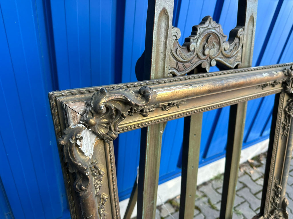 Antiker Barock Rokoko Bilderrahmen um 1880 Rahmen 73x65x8cm Falz 58,1x49,1cm