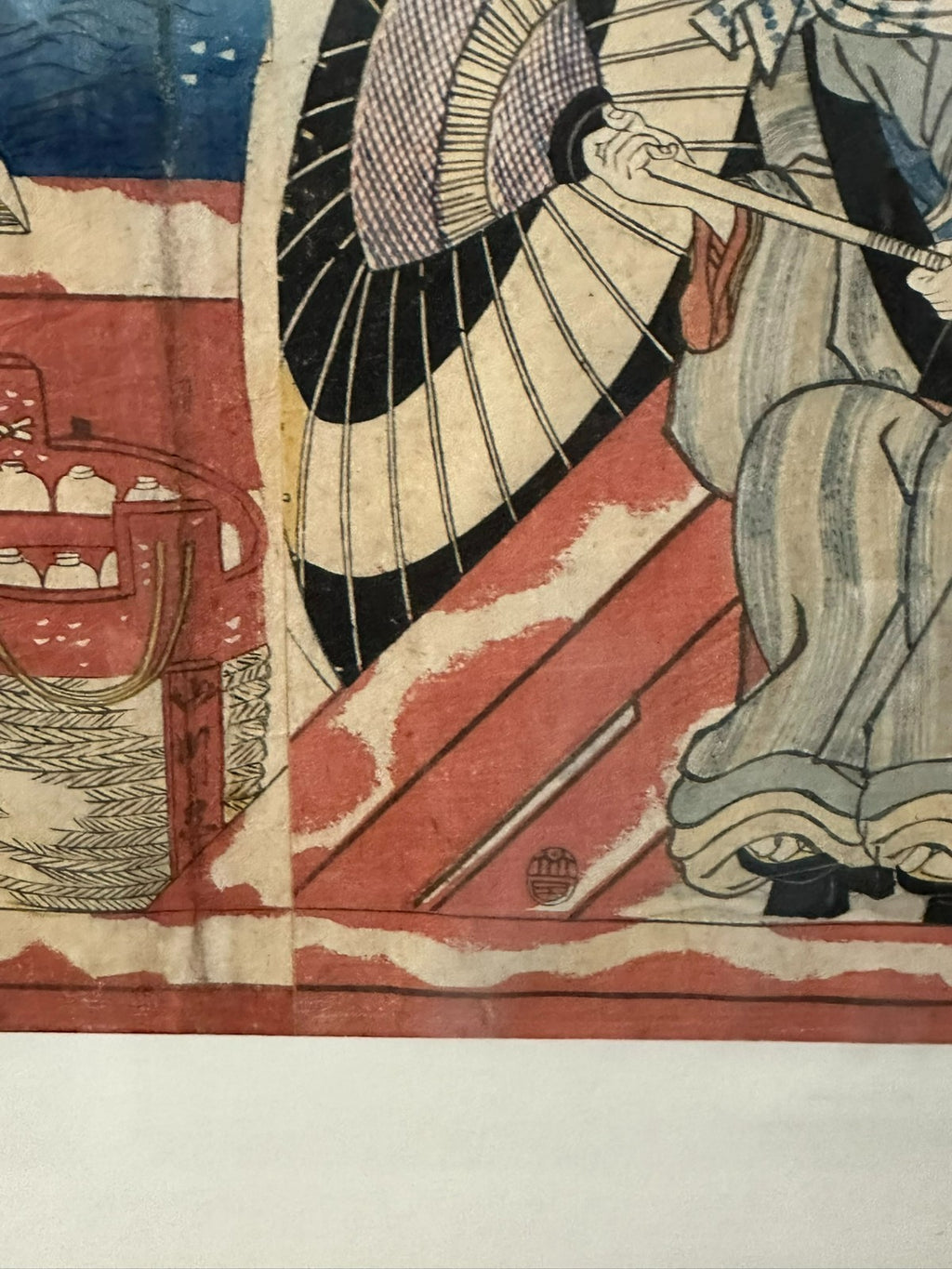 Toyokuni Iii Utagawa Holzschnitte Kurtisanen Szenerie 19 tes Jhdt
