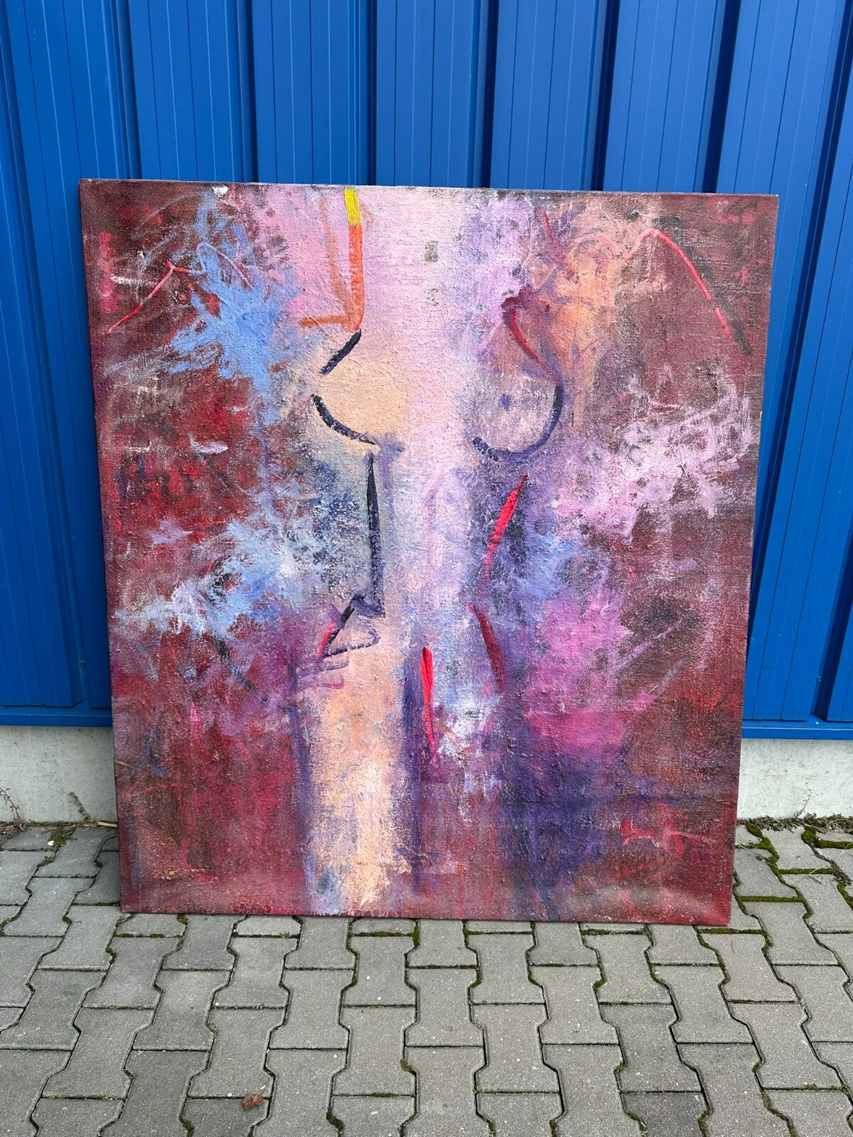 Sehr schöner grosser Akt 170x150cm Erotik Gemälde Waldemar Kufner