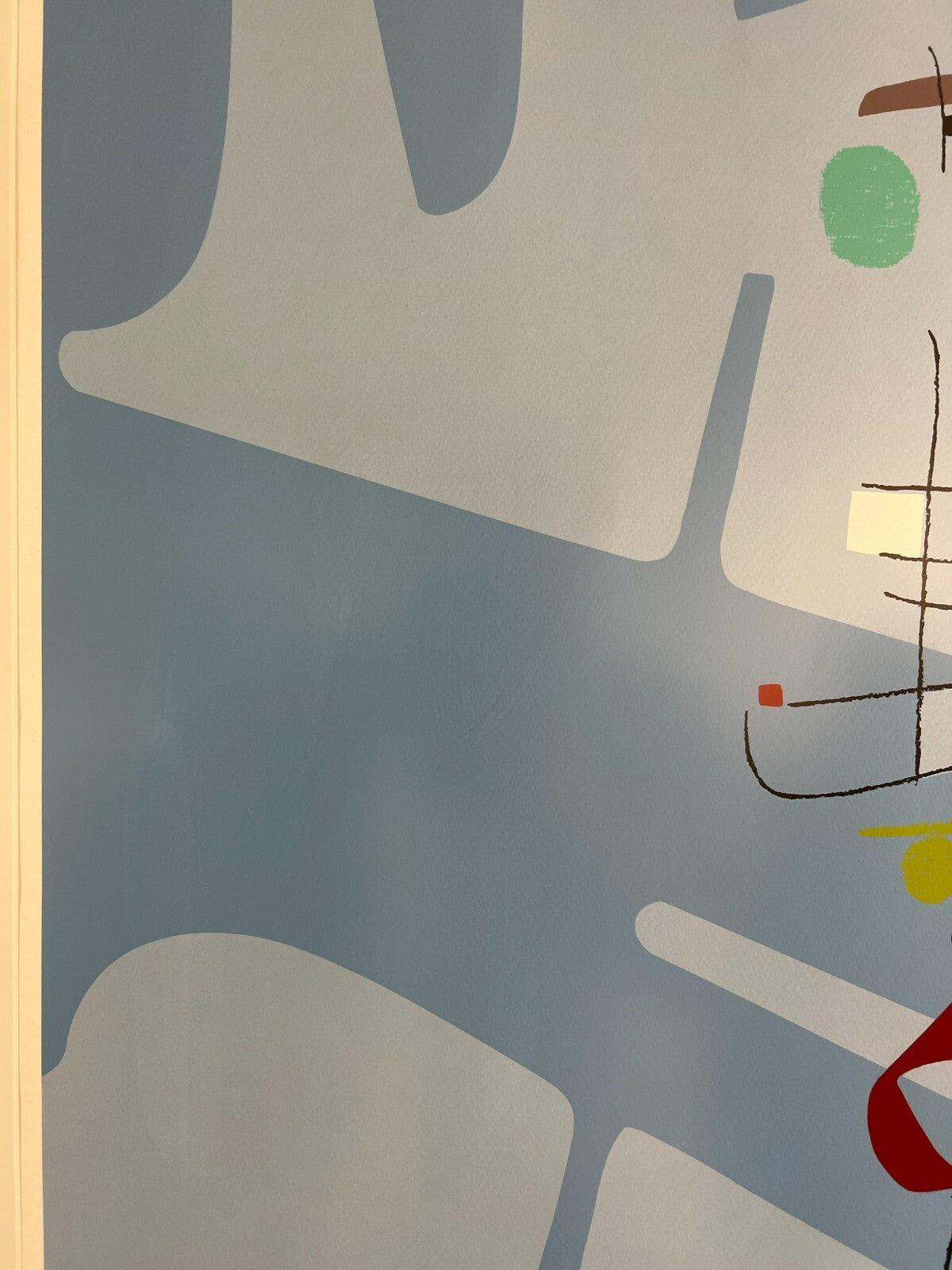 Farbdruck auf Papier Hochwertig gerahmt Offset Druck Musik Gesamt 110x70cm