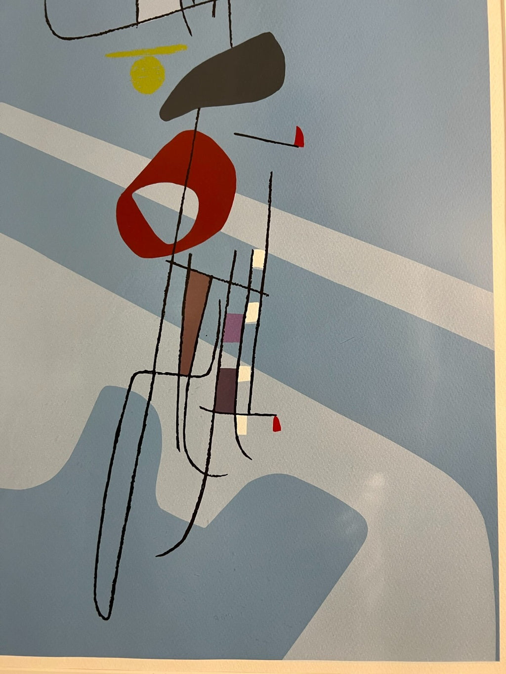 Farbdruck auf Papier Hochwertig gerahmt Offset Druck Musik Gesamt 110x70cm