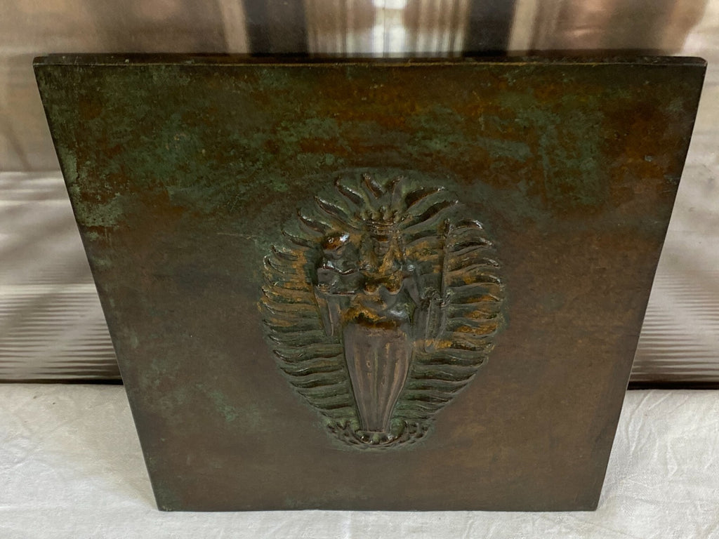 Bronze Relief Heilige Maria mit dem Jesuskind