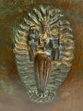 BRONZE RELIEF HEILIGE MARIA MIT DEM JESUSKIND