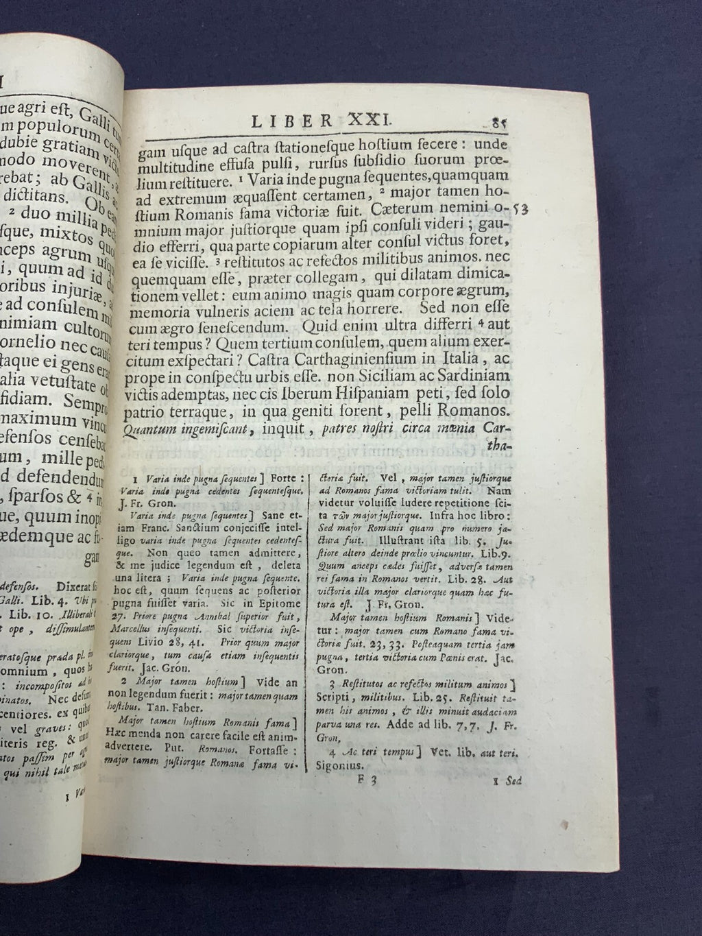 Antikes Buch von 1740 T. Livii Patavini Historiarum Ab Urbe Condita