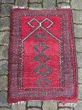 ALTE BRÜCKE AFGHANISTAN TEPPICH ORIENTTEPPICH WOLLE HANDGEKNÜPFT 106x73cm