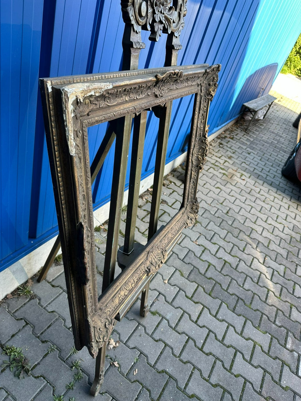Sehr grosser Bilderrahmen Rahmen für Gemälde 92x76x9cm Falz 73,7x57,5cm