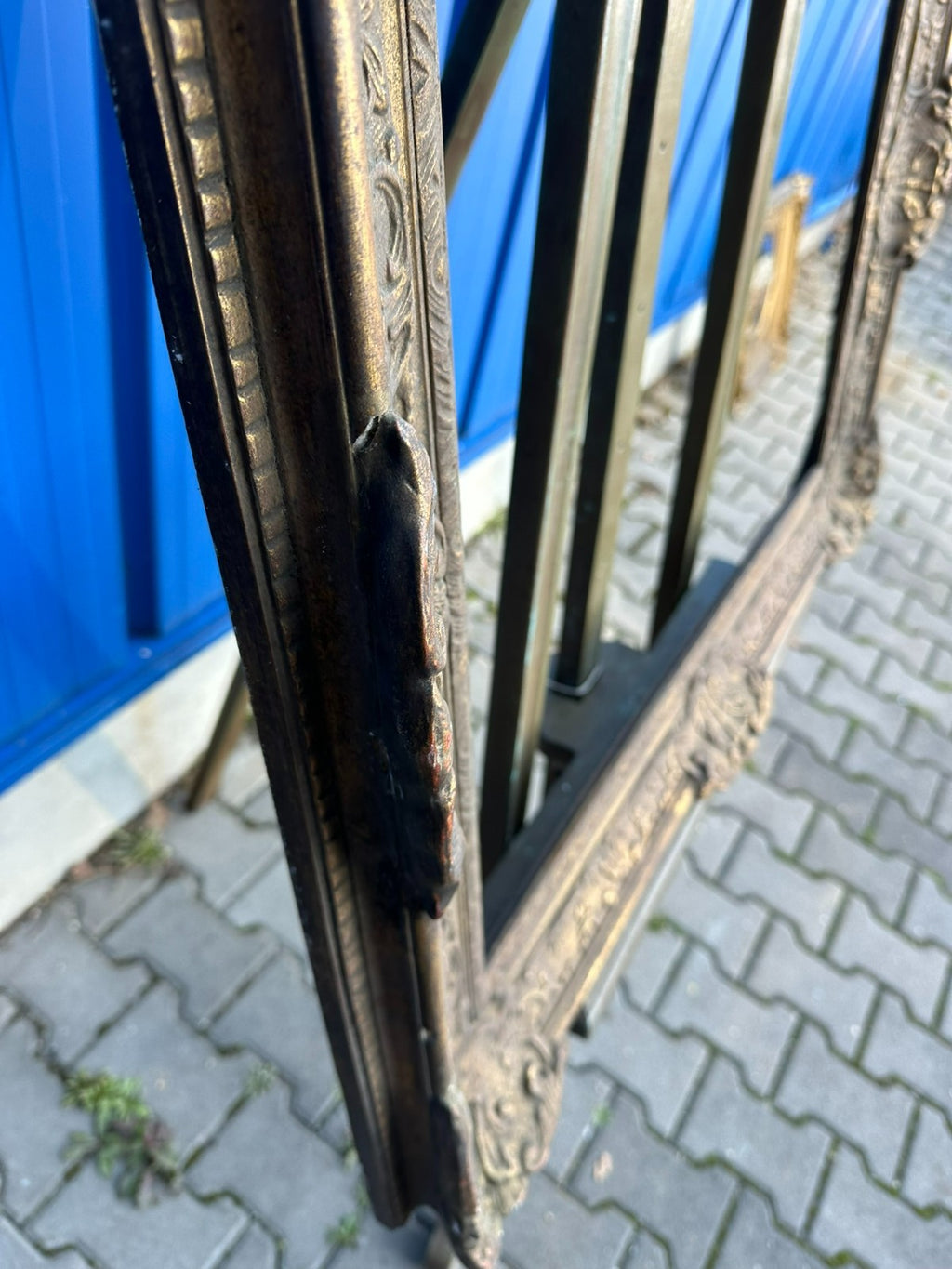 Sehr grosser Bilderrahmen Rahmen für Gemälde 92x76x9cm Falz 73,7x57,5cm