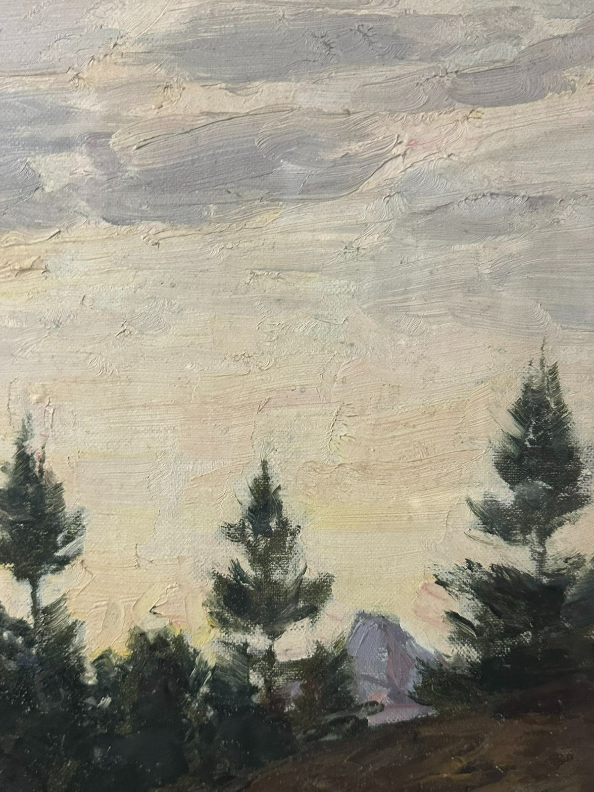 Grosses Ölgemälde Berg Landschaft Robert Franz Curry (1872-1955)