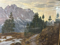 GROSSES ÖLGEMÄLDE BERG LANDSCHAFT Robert Franz CURRY (1872-1955)