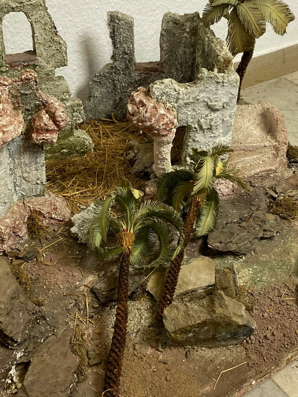 Orientalische Krippe Krippenlandschaft ohne Figuren Grösse 10cm