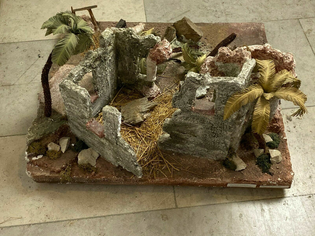 Orientalische Krippe Krippenlandschaft ohne Figuren Grösse 10cm