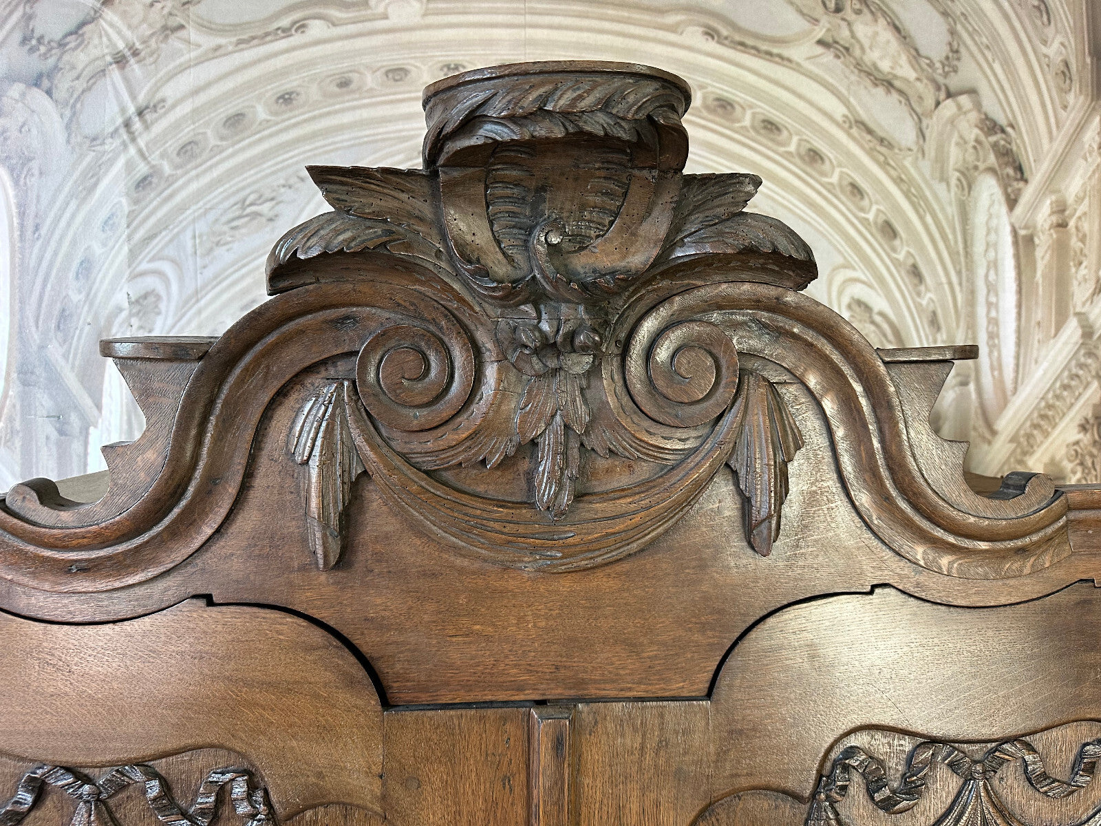 Antiker Schrank Kabinettschrank Louis Xv um 1760 aus Eiche Barockschrank