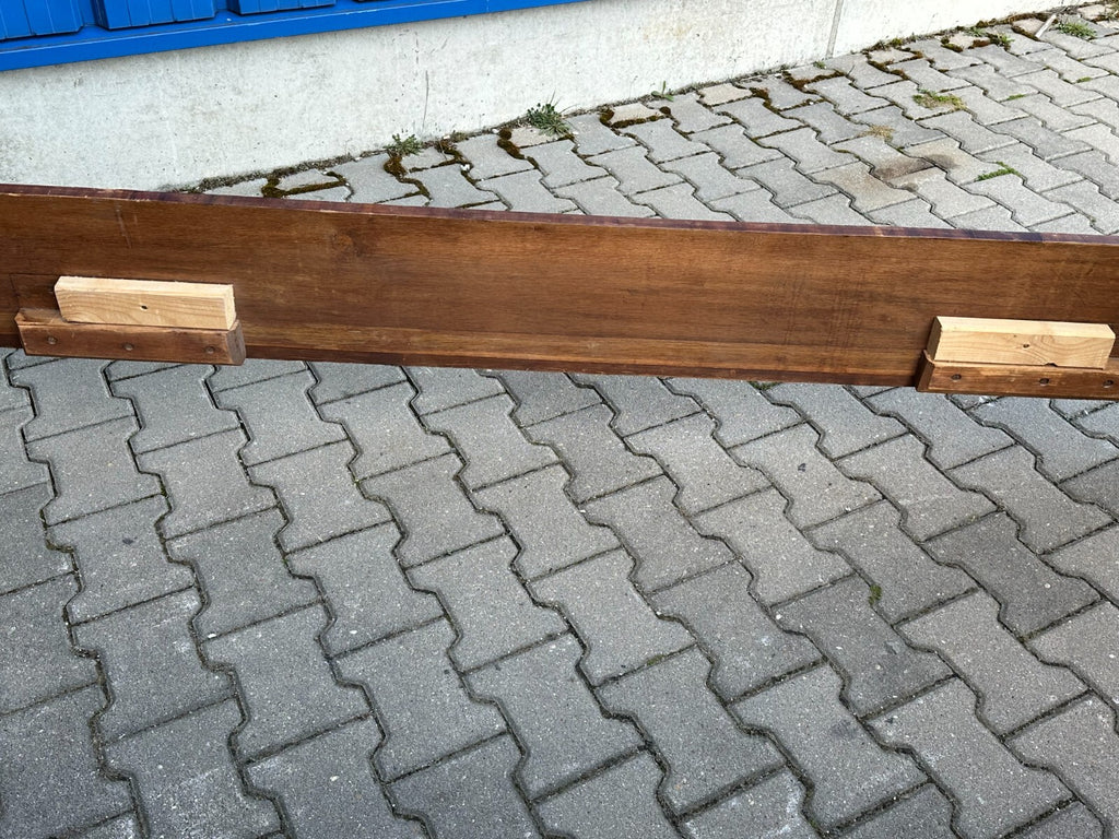 Antikes Bettgestell Früh Biedermeier um 1820 Mahagoni Furnier