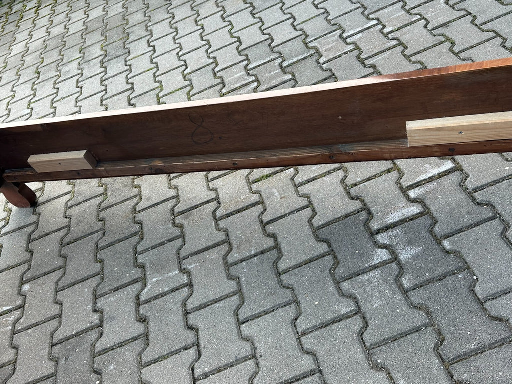 Antikes Bettgestell Früh Biedermeier um 1820 Mahagoni Furnier